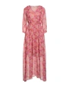 Liu •jo Woman Maxi Dress Blush Size 6 Polyester In Pink
