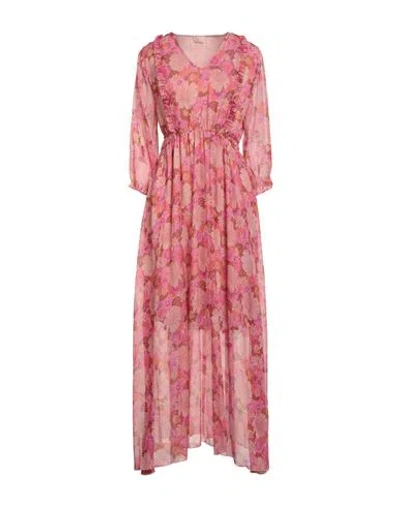 Liu •jo Woman Maxi Dress Blush Size 6 Polyester In Pink