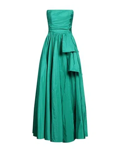 Liu •jo Woman Maxi Dress Green Size 6 Polyester