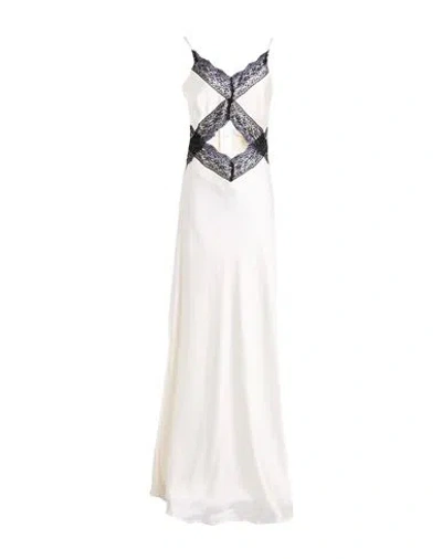 Liu •jo Woman Maxi Dress Ivory Size 4 Polyester In White