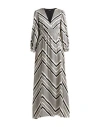 Liu •jo Woman Maxi Dress Ivory Size 6 Polyester
