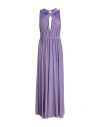 Liu •jo Lurex Maxi Dress In Purple