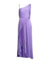 Liu •jo Woman Maxi Dress Mauve Size 8 Polyester, Elastane In Purple