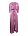 Liu •jo Woman Maxi Dress Mauve Size M Viscose In Purple