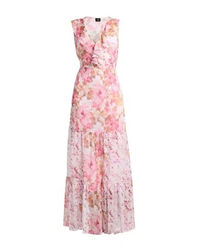 Liu •jo Woman Maxi Dress Pink Size 10 Polyester