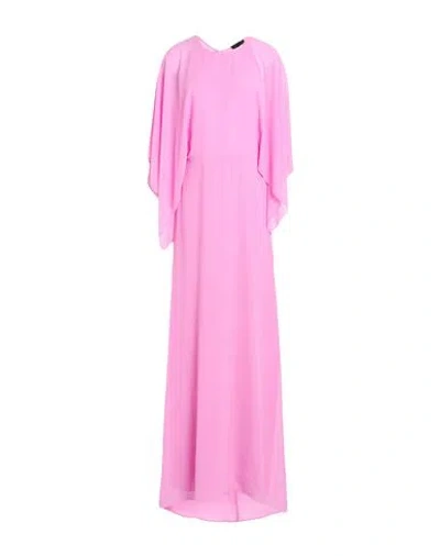 Liu •jo Woman Maxi Dress Pink Size 6 Polyester