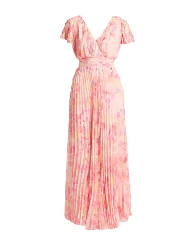 Liu •jo Woman Maxi Dress Pink Size 6 Polyester