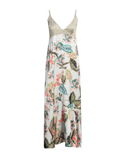 Liu •jo Woman Maxi Dress White Size S Polyester