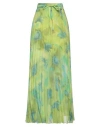 Liu •jo Woman Maxi Skirt Light Green Size 8 Polyester, Viscose In Green