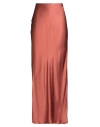 Liu •jo Woman Maxi Skirt Rust Size 10 Viscose In Red