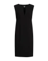 Liu •jo Woman Midi Dress Black Size 12 Polyester, Elastane