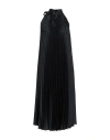 Liu •jo Woman Midi Dress Black Size 8 Polyester, Elastane