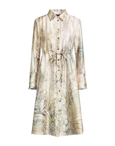 Liu •jo Woman Midi Dress Cream Size 2 Polyester In White