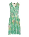 Liu •jo Floral-print Mini Dress In Green