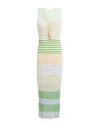 Liu •jo Woman Midi Dress Ivory Size L Viscose, Polyester, Polyamide In White