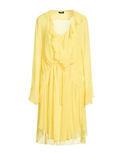 Liu •jo Woman Midi Dress Marigold Size 6 Polyester In Yellow