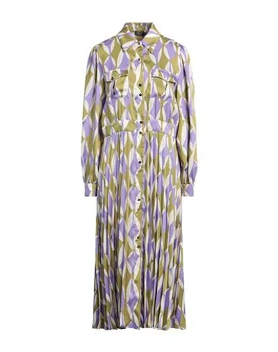 Liu •jo Woman Midi Dress Military Green Size 4 Polyester