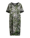 Liu •jo Woman Midi Dress Military Green Size S Polyester, Elastane In Green