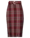 Liu •jo Midi Skirts In Red