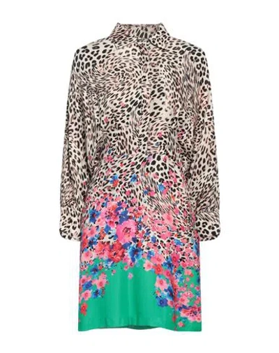Liu •jo Woman Mini Dress Beige Size 6 Viscose, Rayon