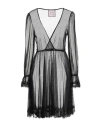 Liu •jo Woman Mini Dress Black Size 10 Polyamide In Black