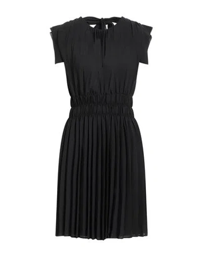 Liu •jo Woman Mini Dress Black Size 10 Polyester