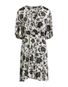 Liu •jo Woman Mini Dress Black Size 10 Polyester In Multi