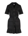 Liu •jo Woman Mini Dress Black Size 10 Polyester, Polyamide