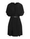 Liu •jo Woman Mini Dress Black Size 10 Viscose, Polyester In Black