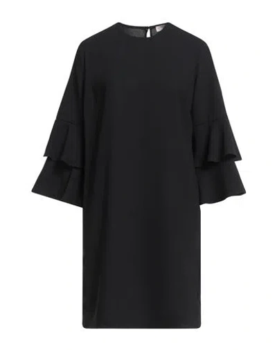 Liu •jo Woman Mini Dress Black Size 4 Polyester