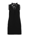 Liu •jo Woman Mini Dress Black Size 4 Polyester, Elastane In Black