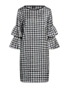 Liu •jo Woman Mini Dress Black Size 4 Polyester, Elastane In Black