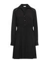 Liu •jo Woman Mini Dress Black Size 6 Polyester