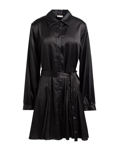 Liu •jo Woman Mini Dress Black Size 8 Polyester