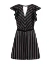 Liu •jo Short Dresses In Black
