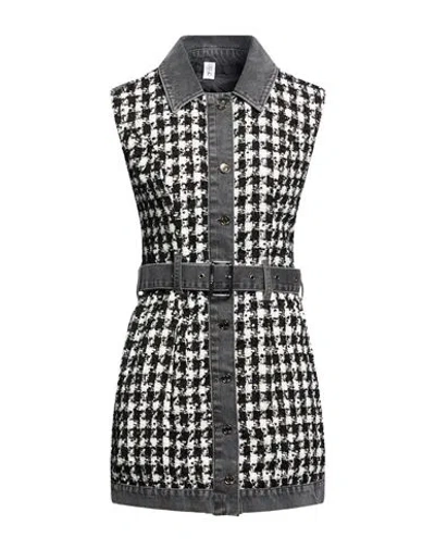 Liu •jo Woman Mini Dress Black Size 8 Polyester, Cotton