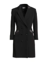Liu •jo Woman Mini Dress Black Size 8 Polyester, Elastane In Black