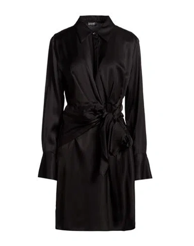Liu •jo Woman Mini Dress Black Size 8 Viscose