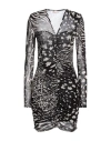Liu •jo Woman Mini Dress Black Size L Polyester