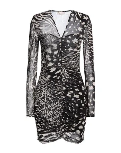 Liu •jo Woman Mini Dress Black Size L Polyester