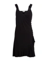 Liu •jo Woman Mini Dress Black Size S Viscose, Elastane