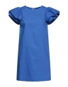 Liu •jo Woman Mini Dress Blue Size 2 Cotton