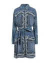 Liu •jo Woman Mini Dress Blue Size 10 Viscose In Blue