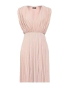 Liu •jo Woman Mini Dress Blush Size 6 Viscose, Polyester, Polyamide, Elastane In Pink