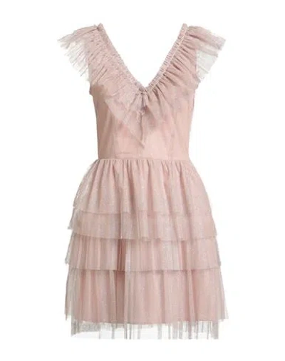Liu •jo Woman Mini Dress Blush Size M Polyester In Pink