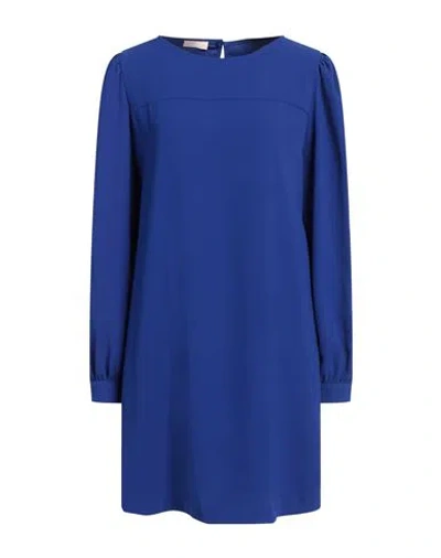 Liu •jo Woman Mini Dress Bright Blue Size 2 Polyester