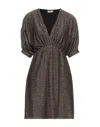 Liu •jo Short Dresses In Brown