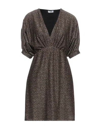 Liu •jo Short Dresses In Brown