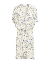 Liu •jo Woman Mini Dress Cream Size 10 Viscose In White