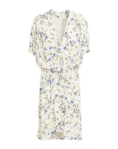 Liu •jo Woman Mini Dress Cream Size 10 Viscose In White
